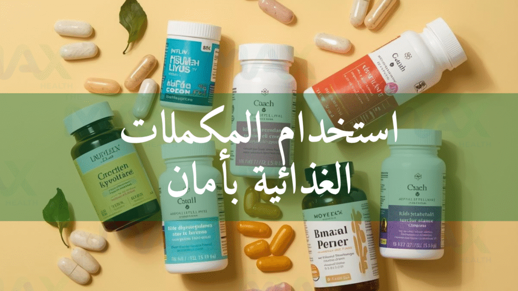 استخدام المكملات الغذائية بأمان