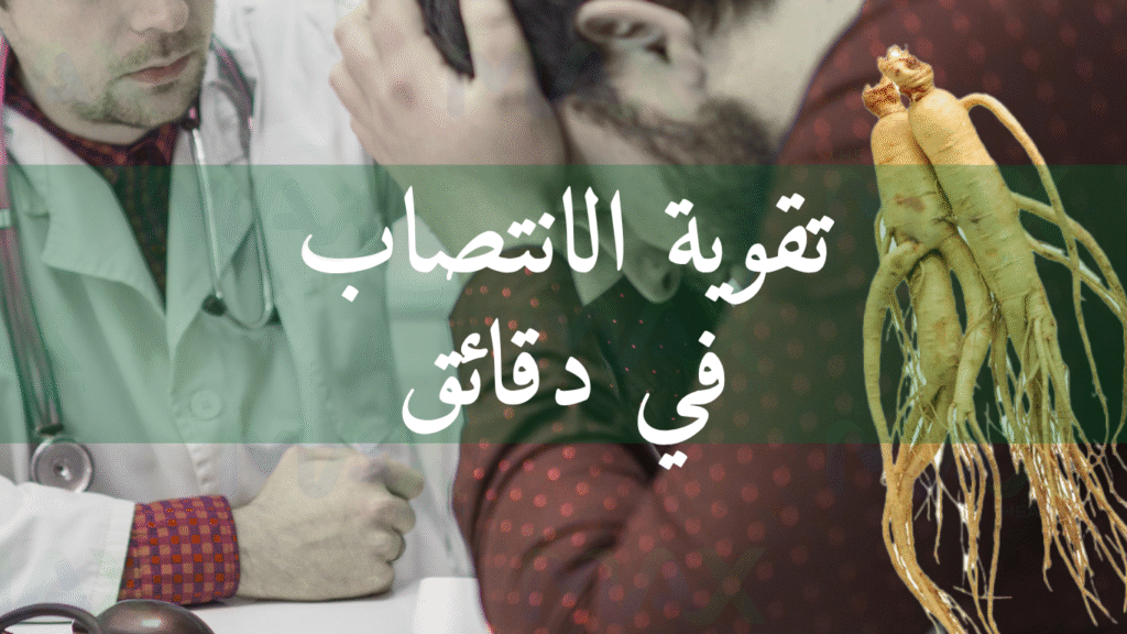 تقوية الانتصاب في دقائق