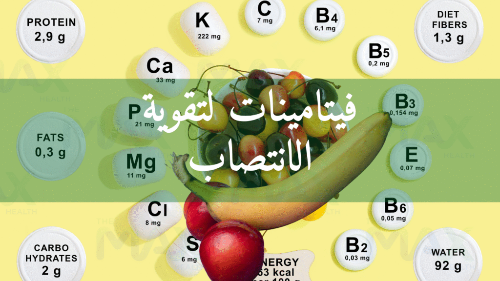فيتامينات لتقوية الانتصاب
