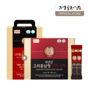 Jungwonsam 6-Year Korean Red Ginseng Extract 365 Sticks (130 Sticks Special Value Box)