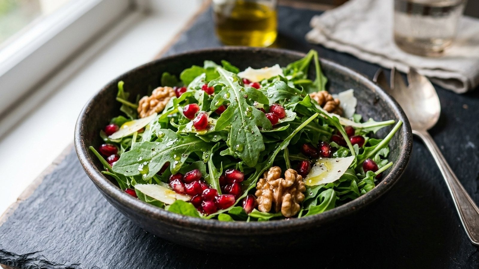 Salad Daun Roket Segar Kaya Nitrat Untuk Nitrik Oksida
