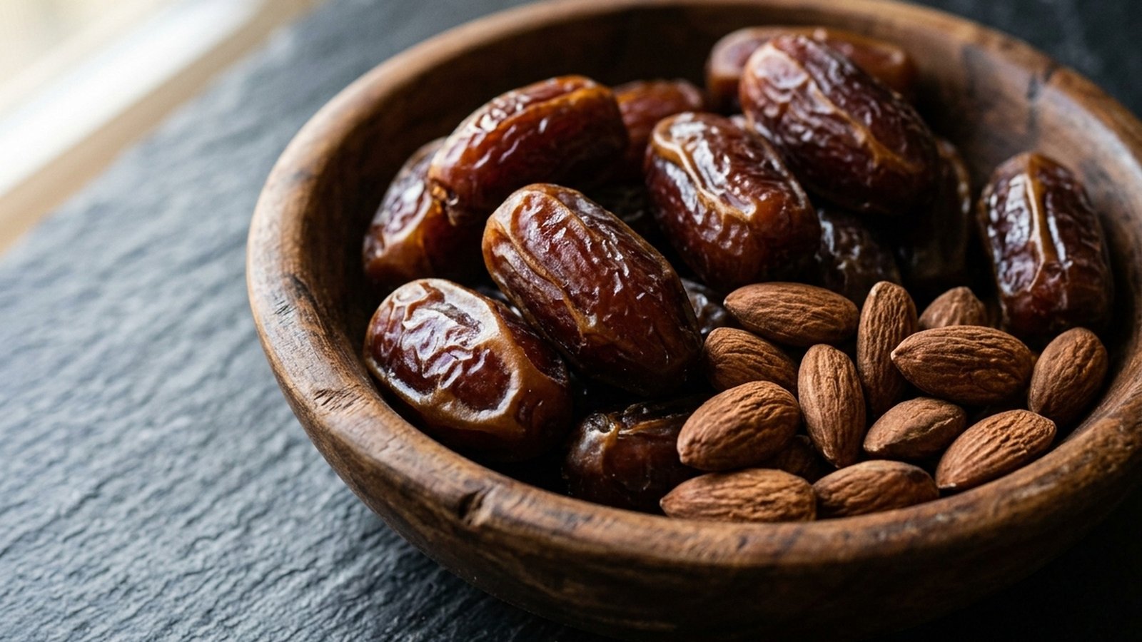 Medjool Dates and Raw Almonds for Zinc and Energy