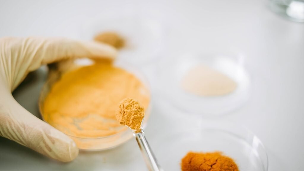 Assorted medicinal adaptogenic roots including Panax ginseng and Tongkat Ali for male vitality